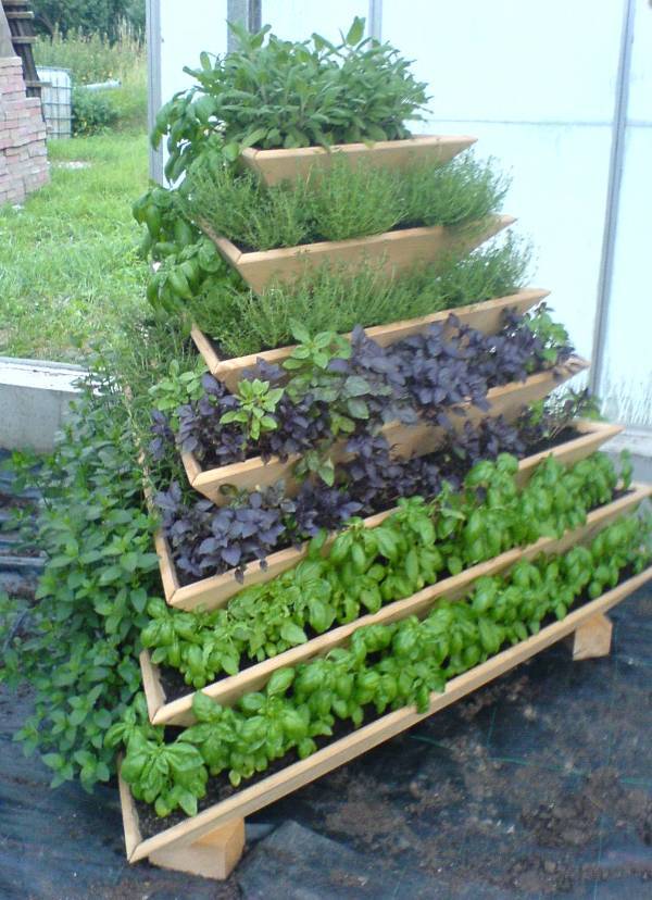 Assembled Pyramid Planter