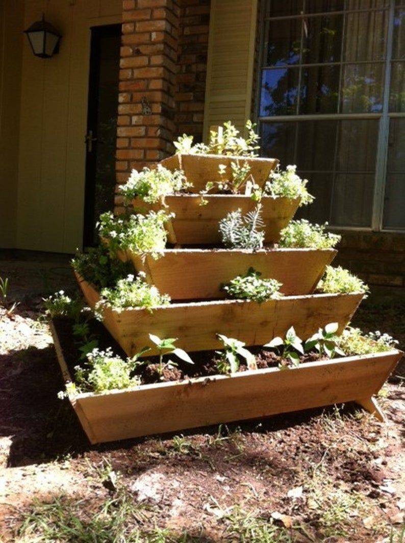 Assembled Pyramid Planter