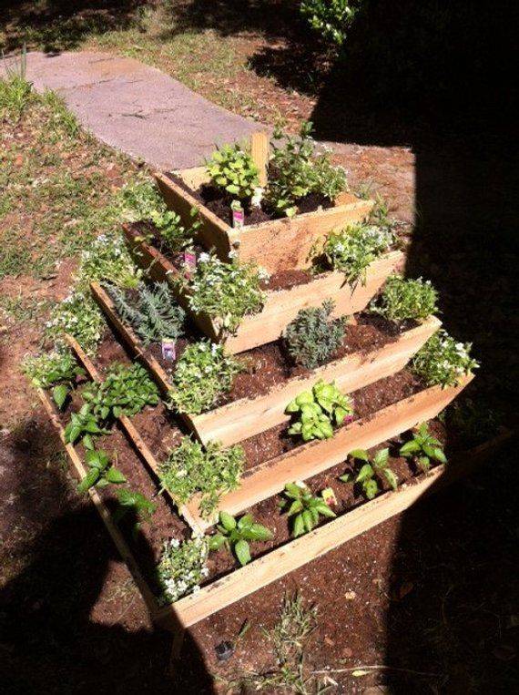 Assembled Pyramid Planter