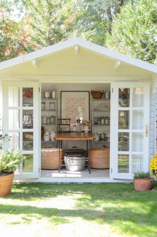 Garden Aframe Storage