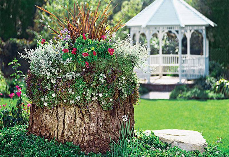 Big Decorative Garden Effect Top