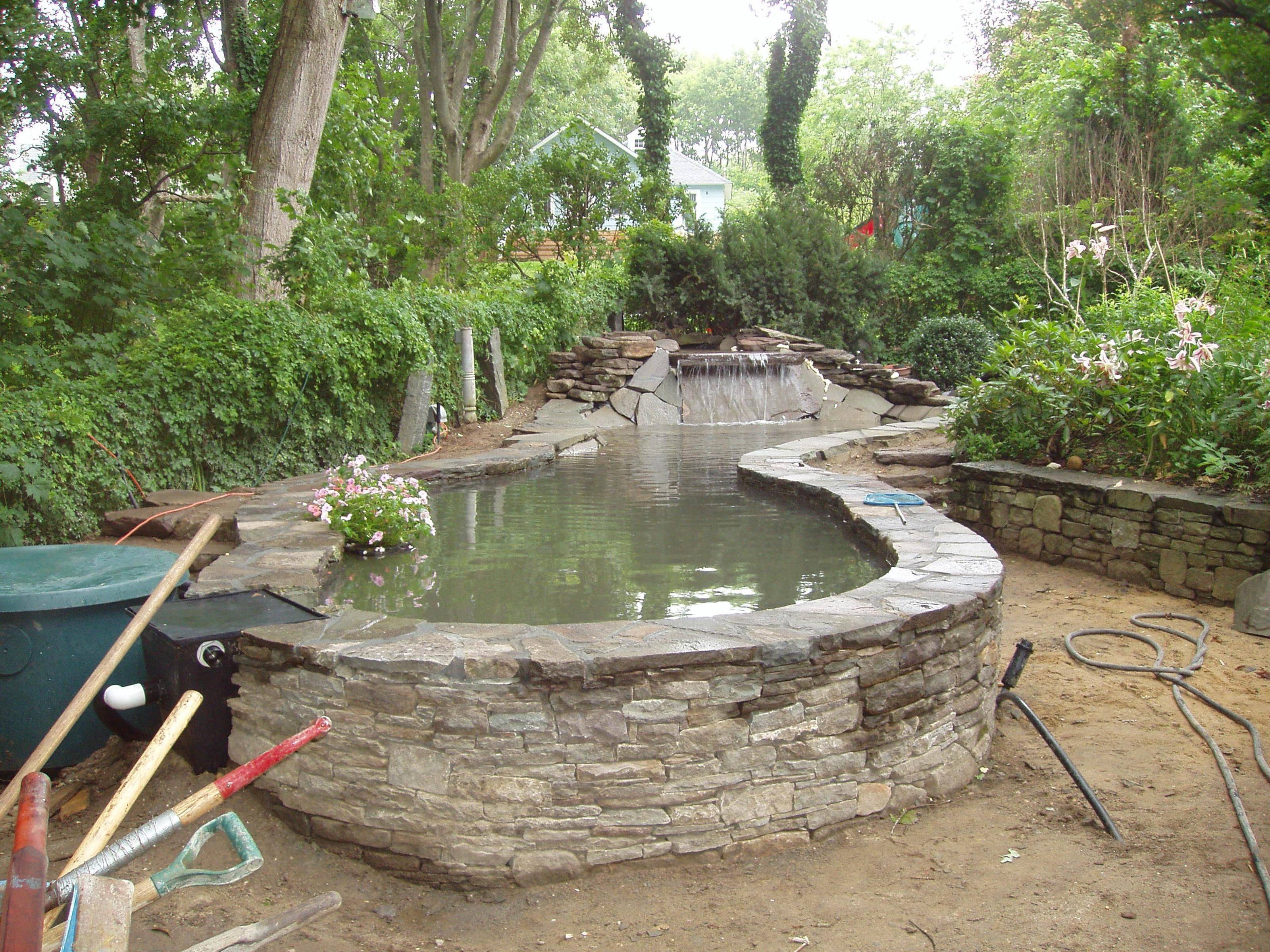 Ground Raised Garden Pond Ideas