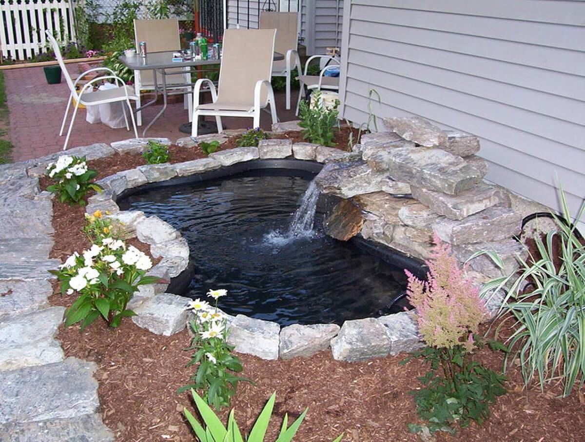 Diy Garden Pond Waterfall Ideas