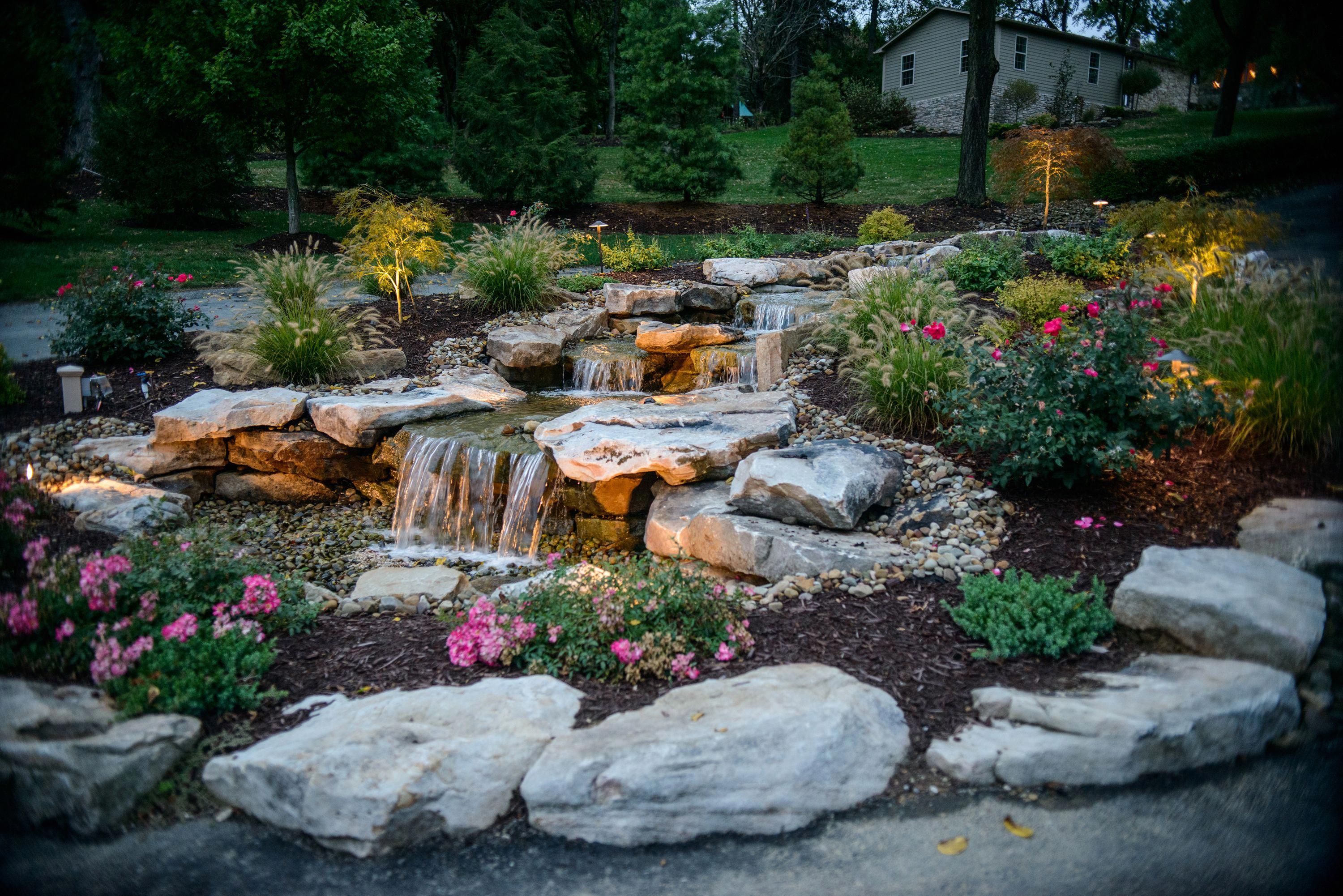 Diy Garden Pond Waterfall Ideas