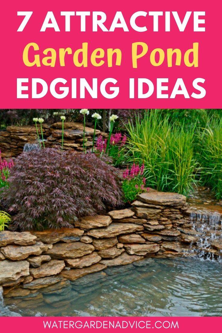 Four Pond Edging Design Ideas Garden Ponds