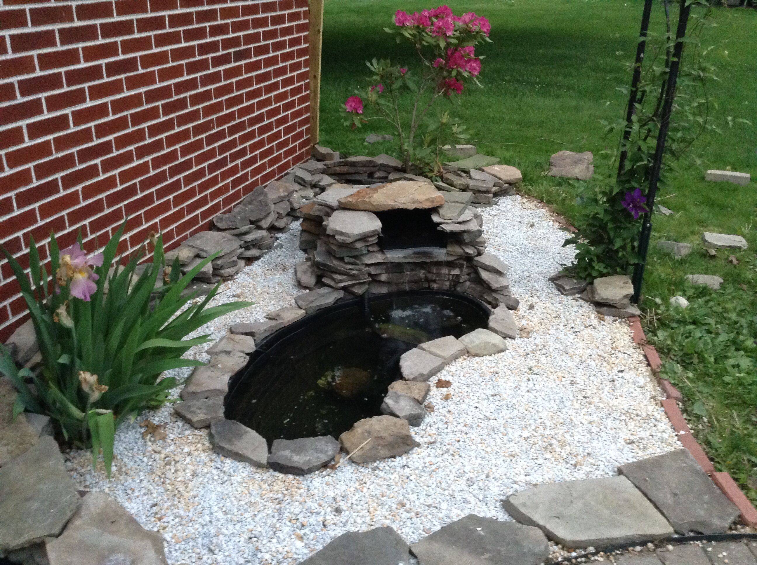 Patio Mini Pond Beautiful Small Backyard Ponds Ideas