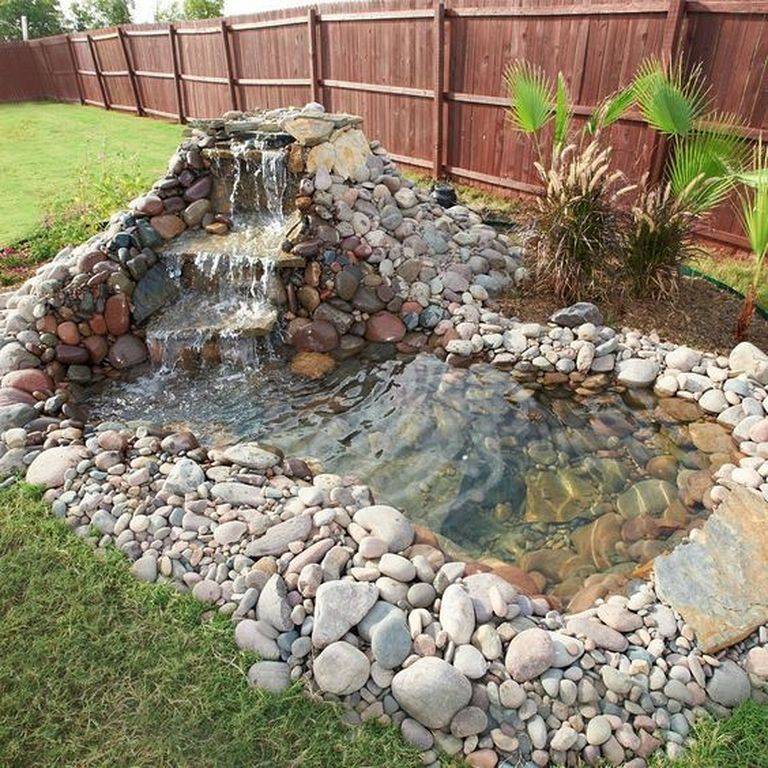 Modern Diy Garden Pond Waterfall Ideas