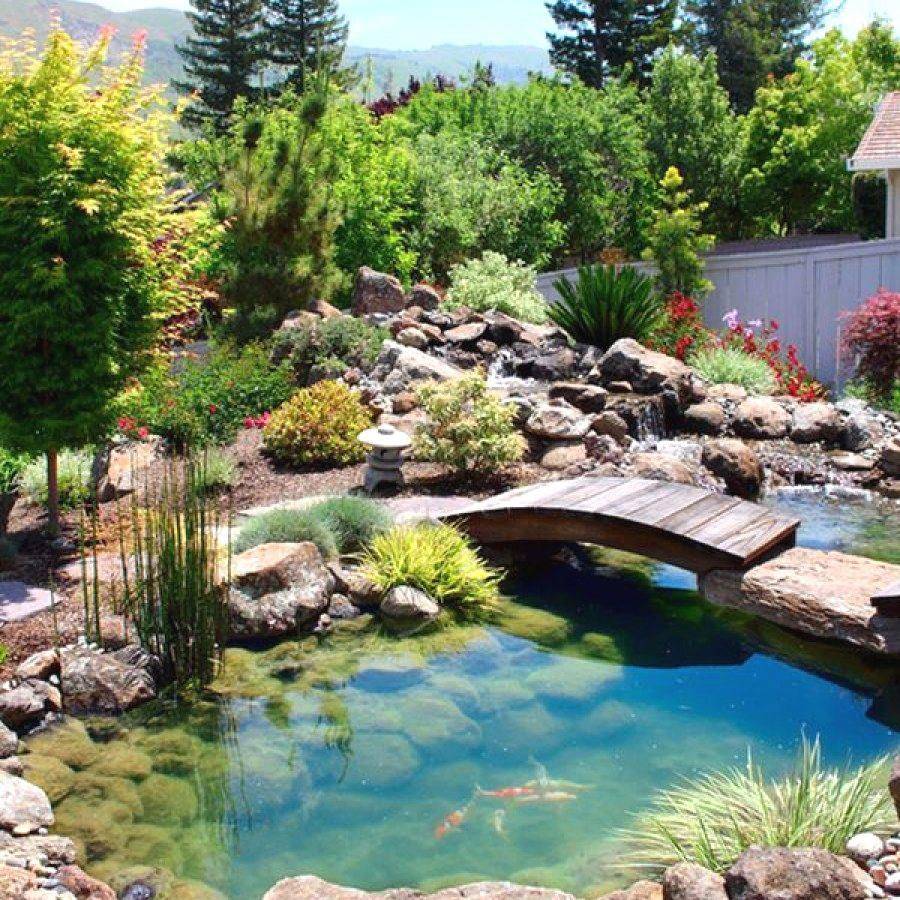 Awesome Backyard Pond And Water Feature Landscaping Design Ideas
