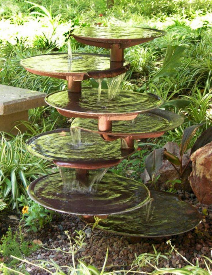 Unique Backyard Garden Water Feature Landscaping Ideas Homixover