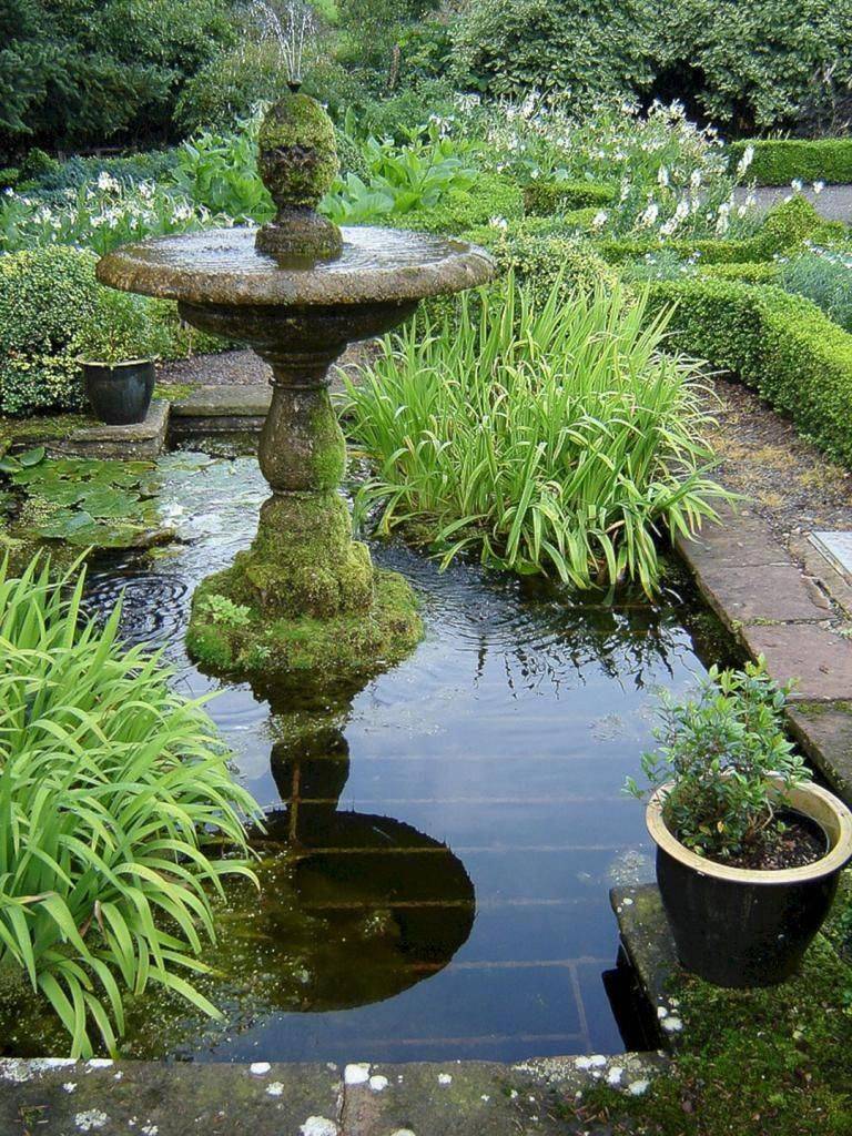 Unique Backyard Garden Water Feature Landscaping Ideas Homixover