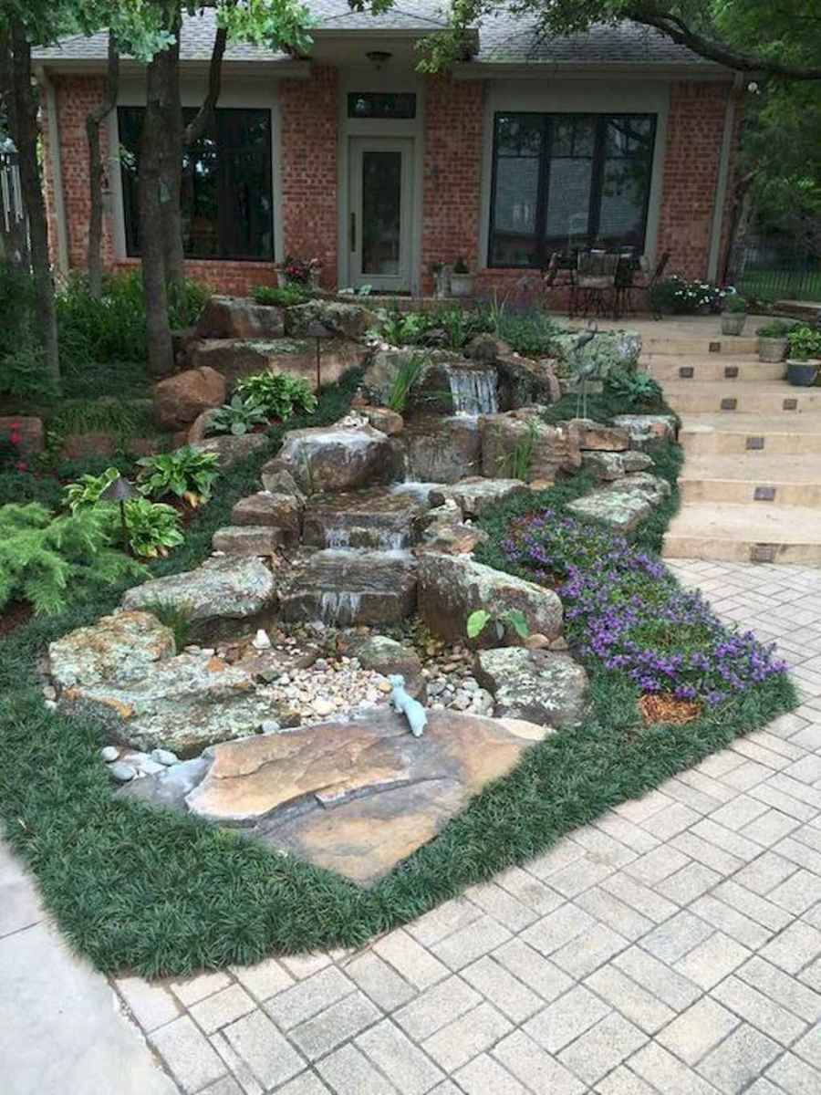 Unique Backyard Garden Water Feature Landscaping Ideas