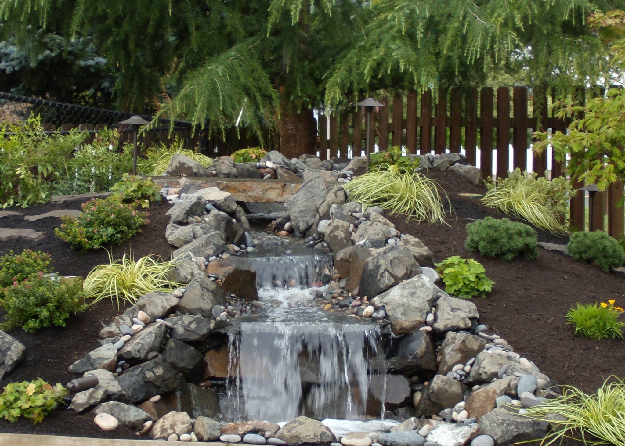 Awesome Backyard Pond And Water Feature Landscaping Design Ideas
