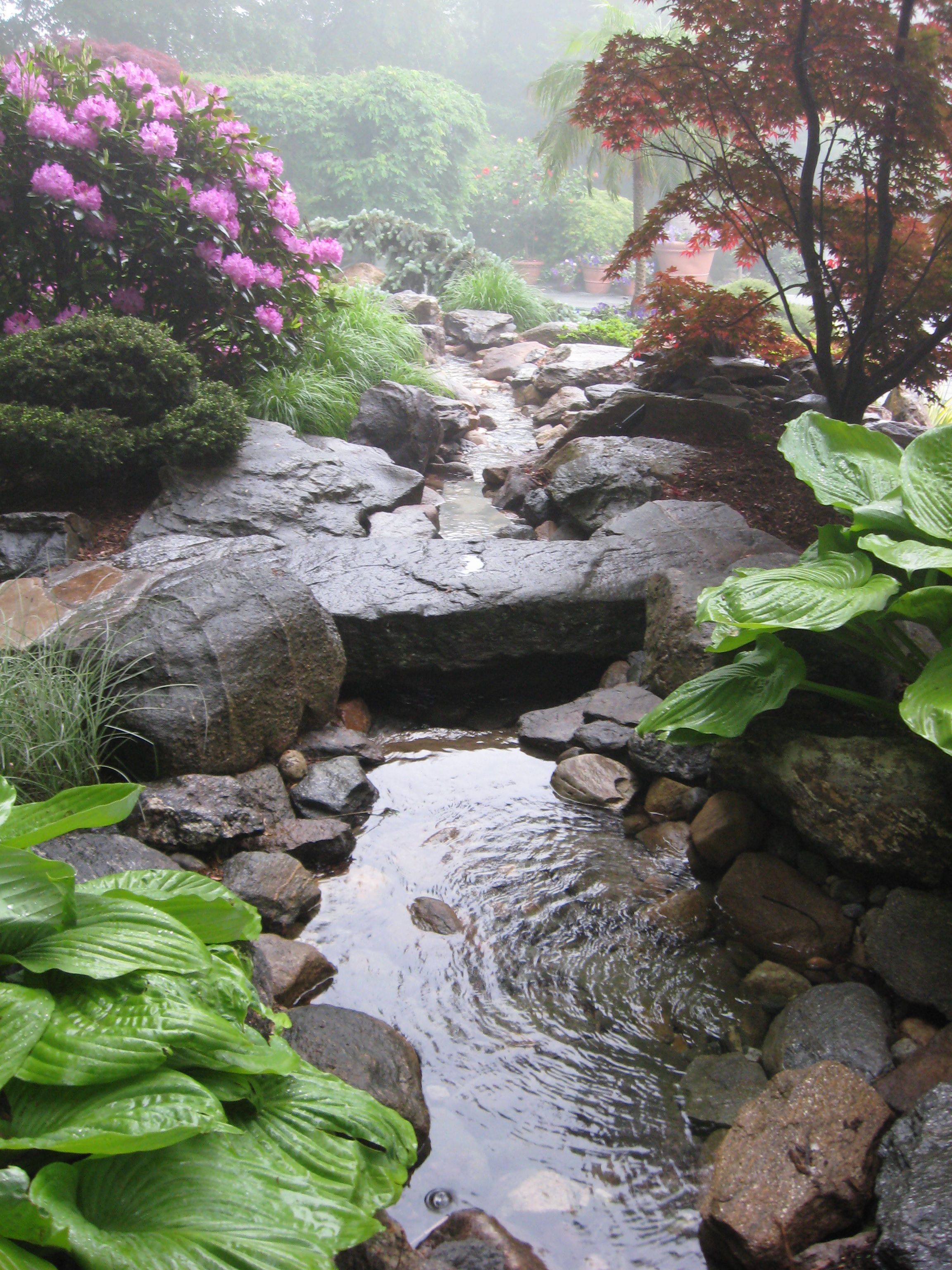 A Lovely Pond Waterfall