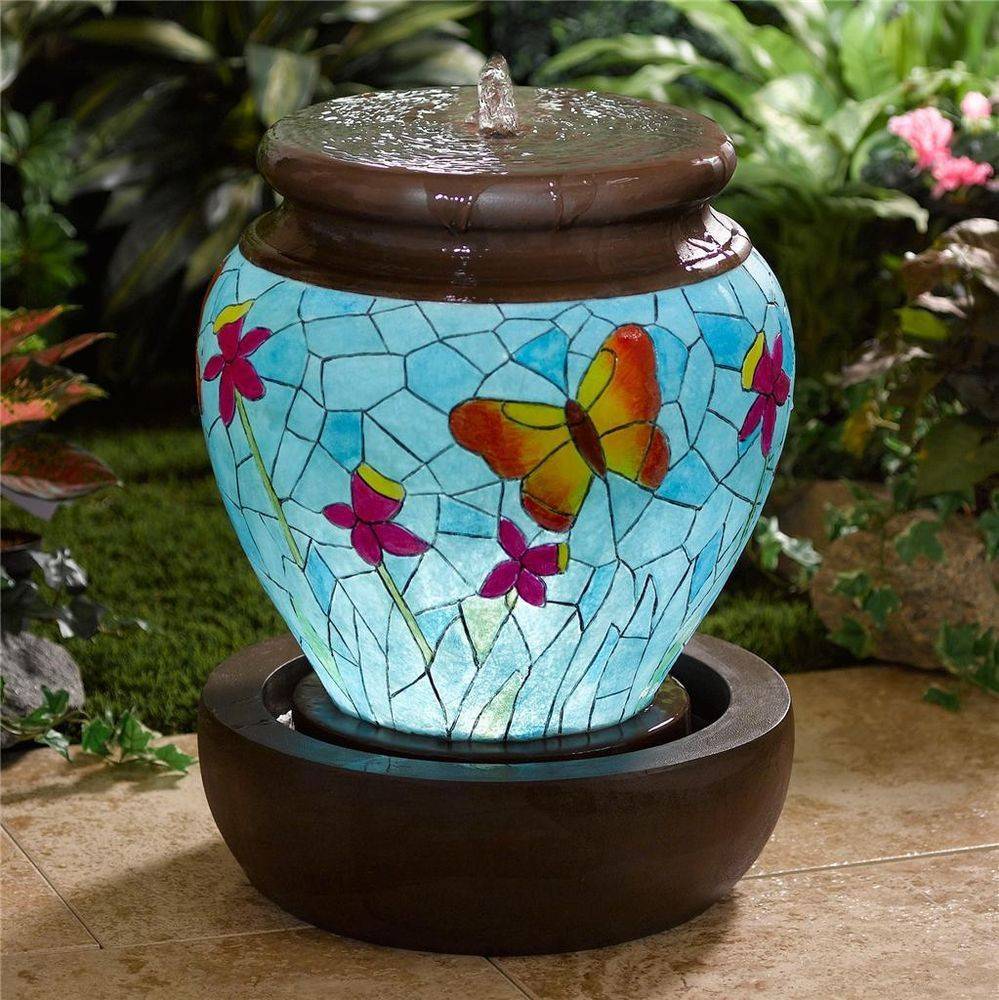 Garden Fountain Vase Transitional Landscape Dc Metro By Through