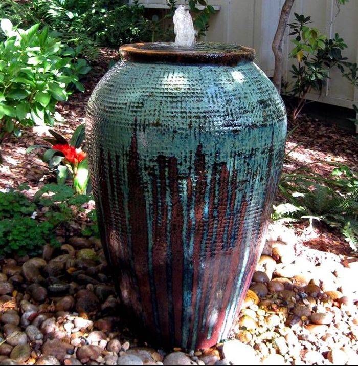 Stacked Slate Urn Fountain Kit Fountains Outdoor Diy Water Feature