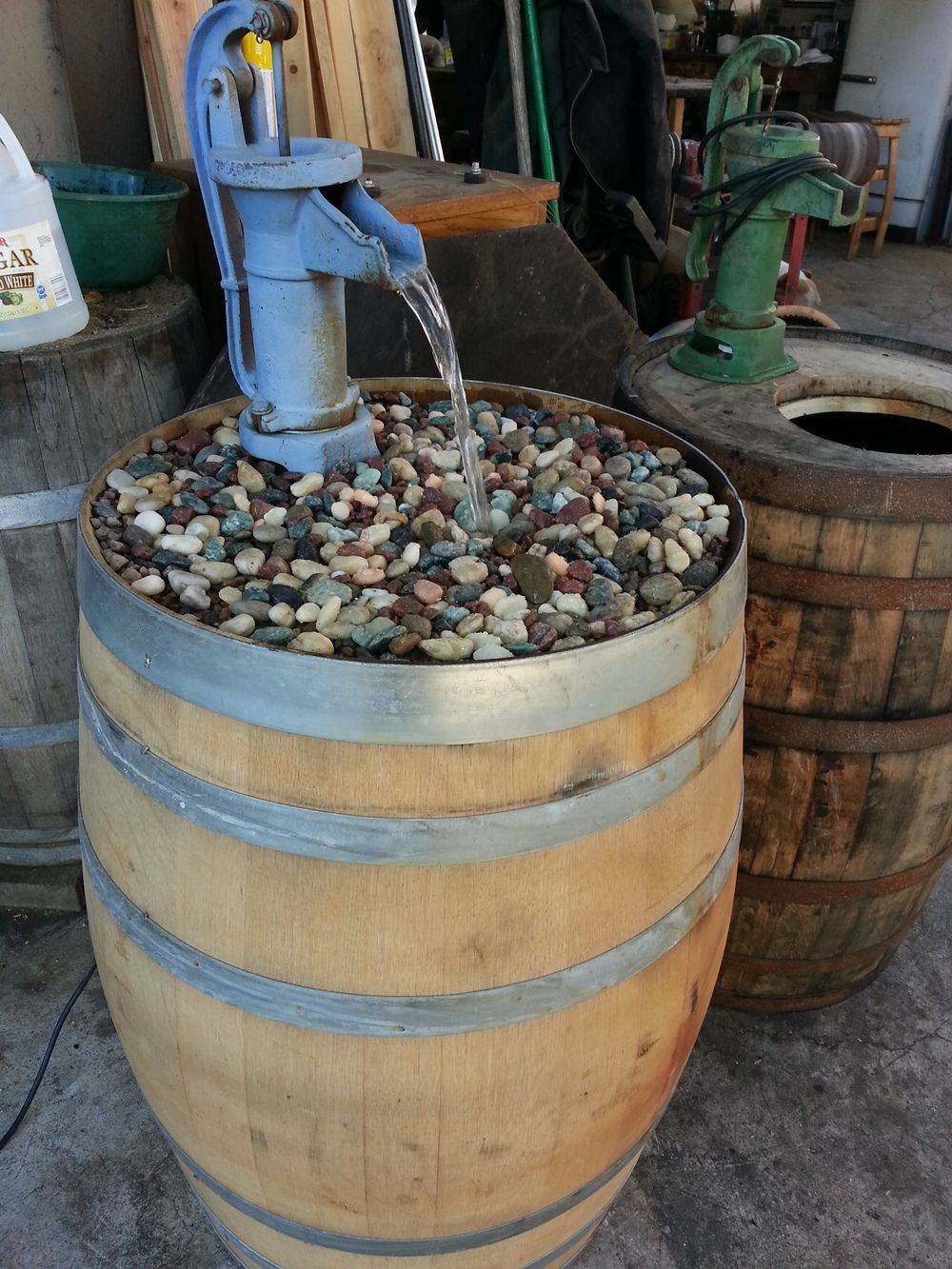 Purposed Wine Barrels