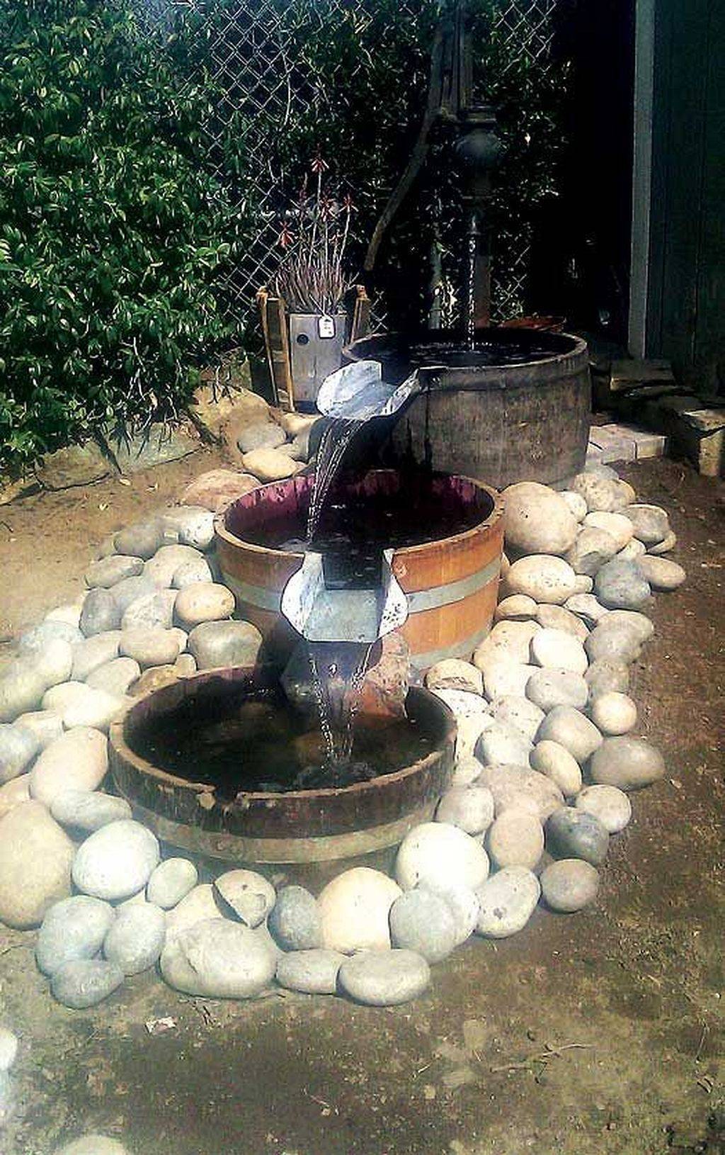 How To Create A Wine Barrel And Bottle Fountain Hgtv