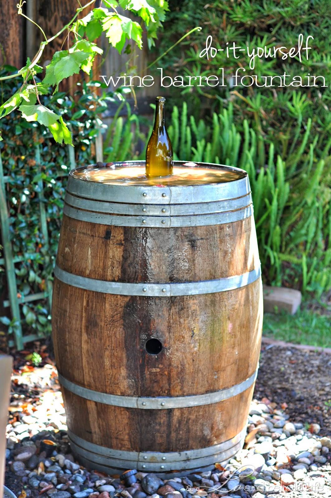 My Wine Barrel Water Fountain