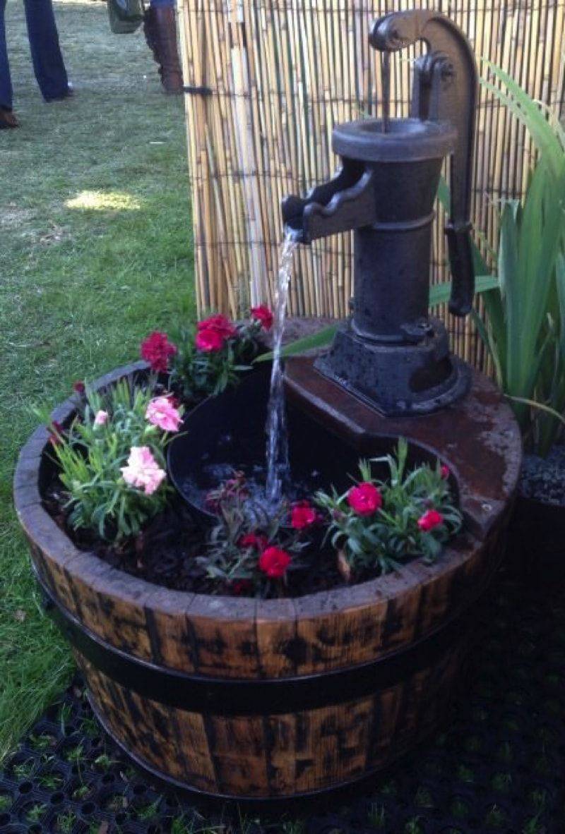 My Wine Barrel Water Fountain
