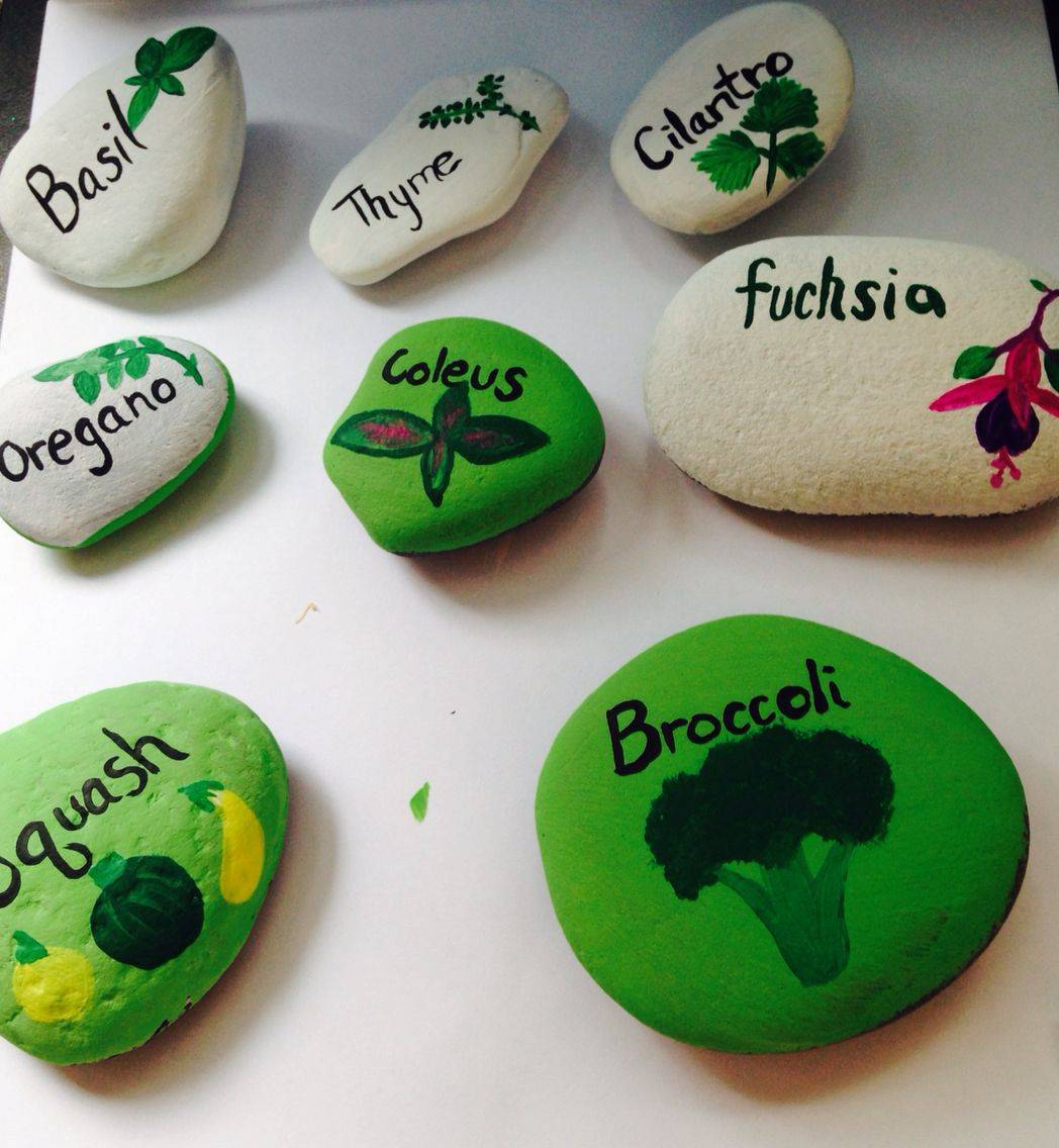 Handpainted Herb Garden Markers