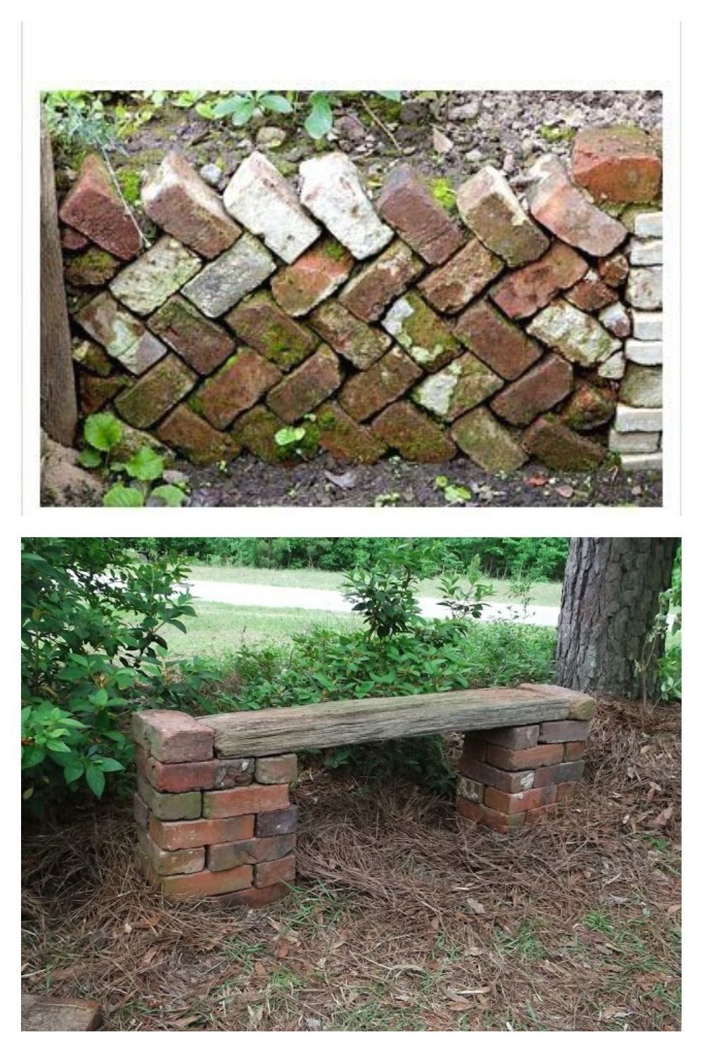 Leftover Bricks Gardening Ideas