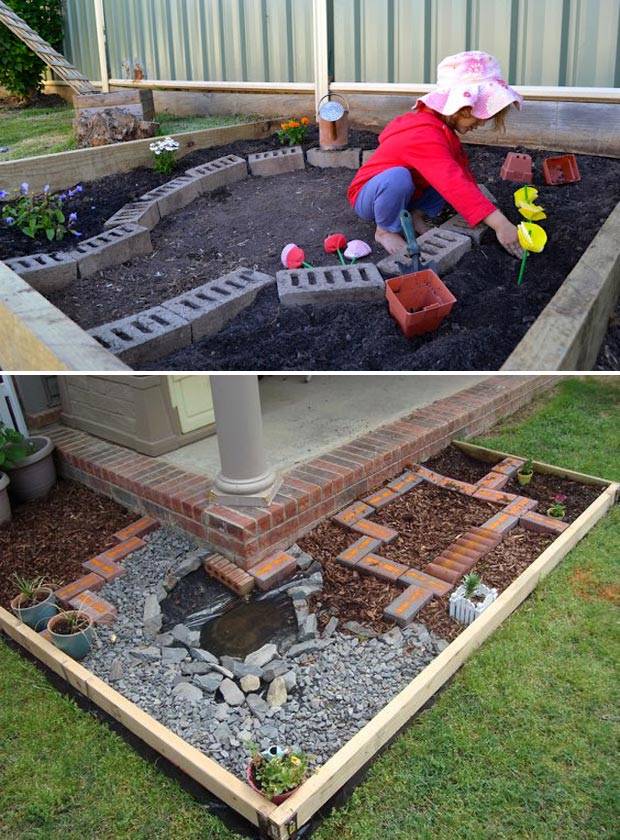 Awesome Small Backyard Playground Landscaping Ideas
