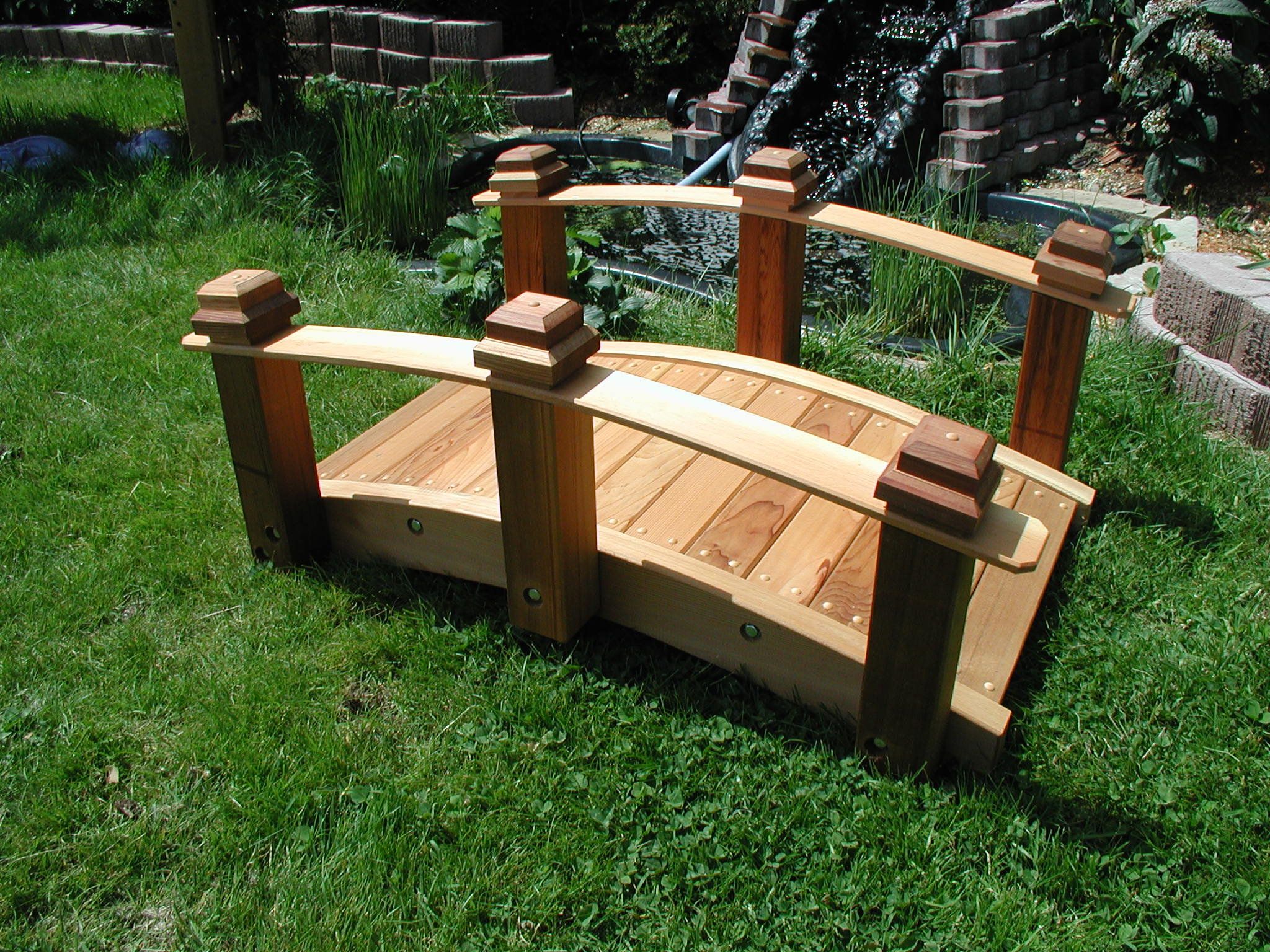 Wooden Garden Bridges