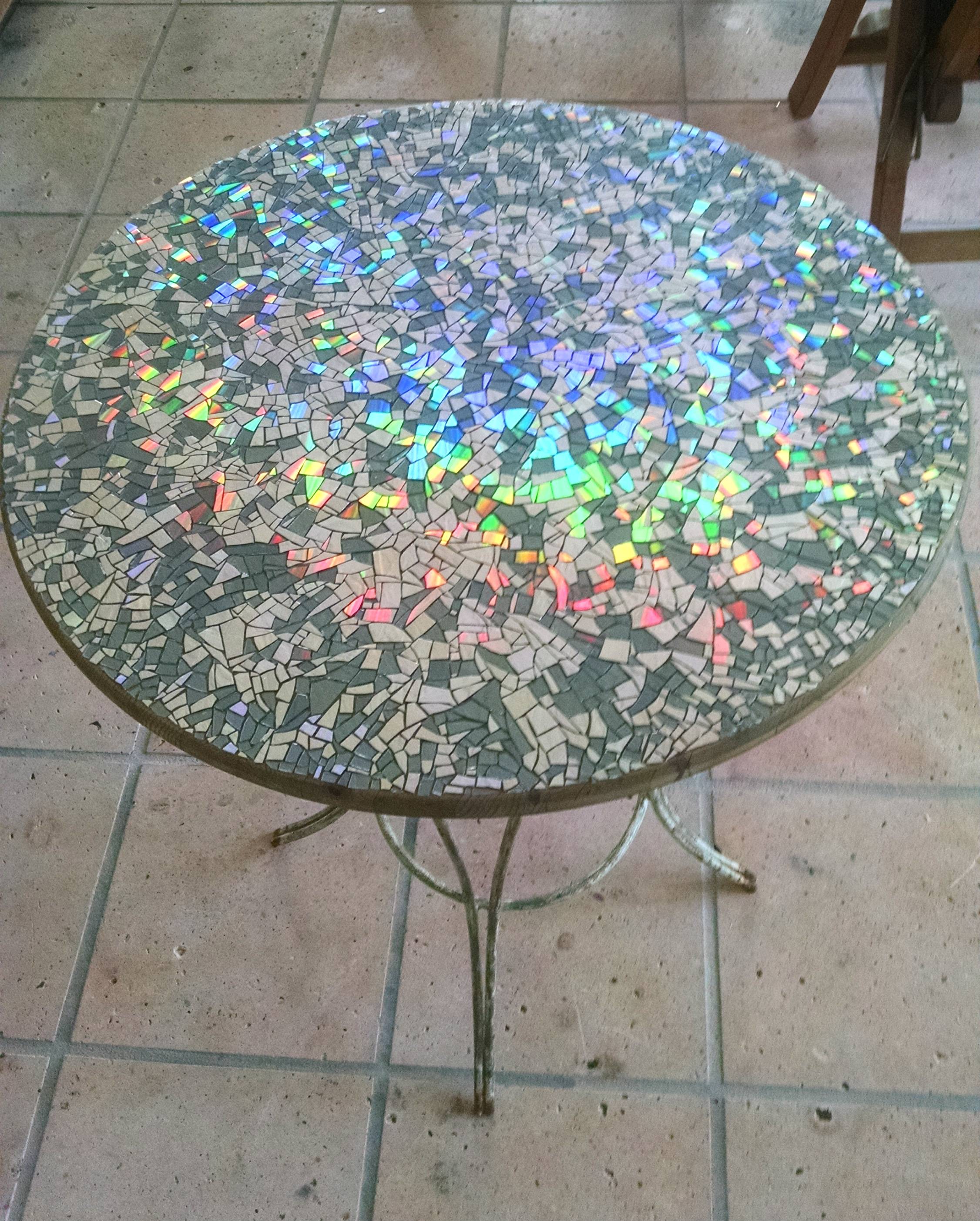 Cardboard Mosaic Table Mosaic Table Top