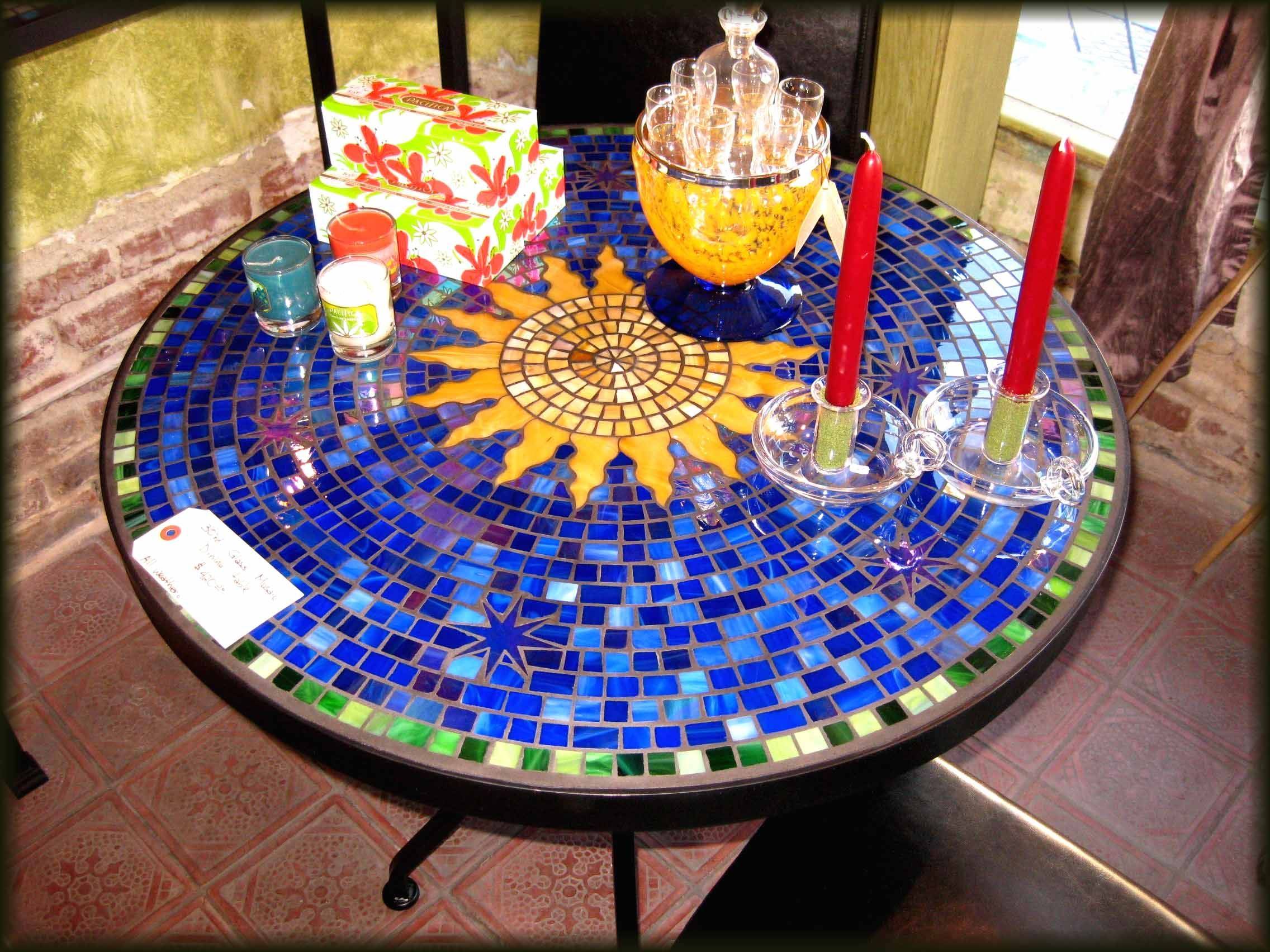 21 DIY Mosaic Garden Table Ideas Worth to Check SharonSable