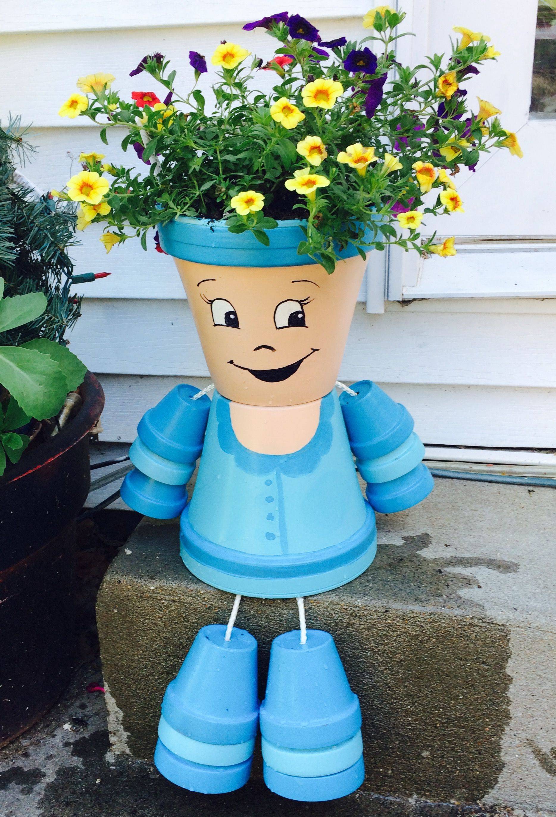 Cheap Diy Clay Pot People