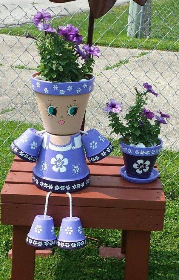 Hippie Flower Pot People