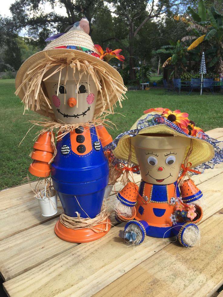 Clay Pot Flower People