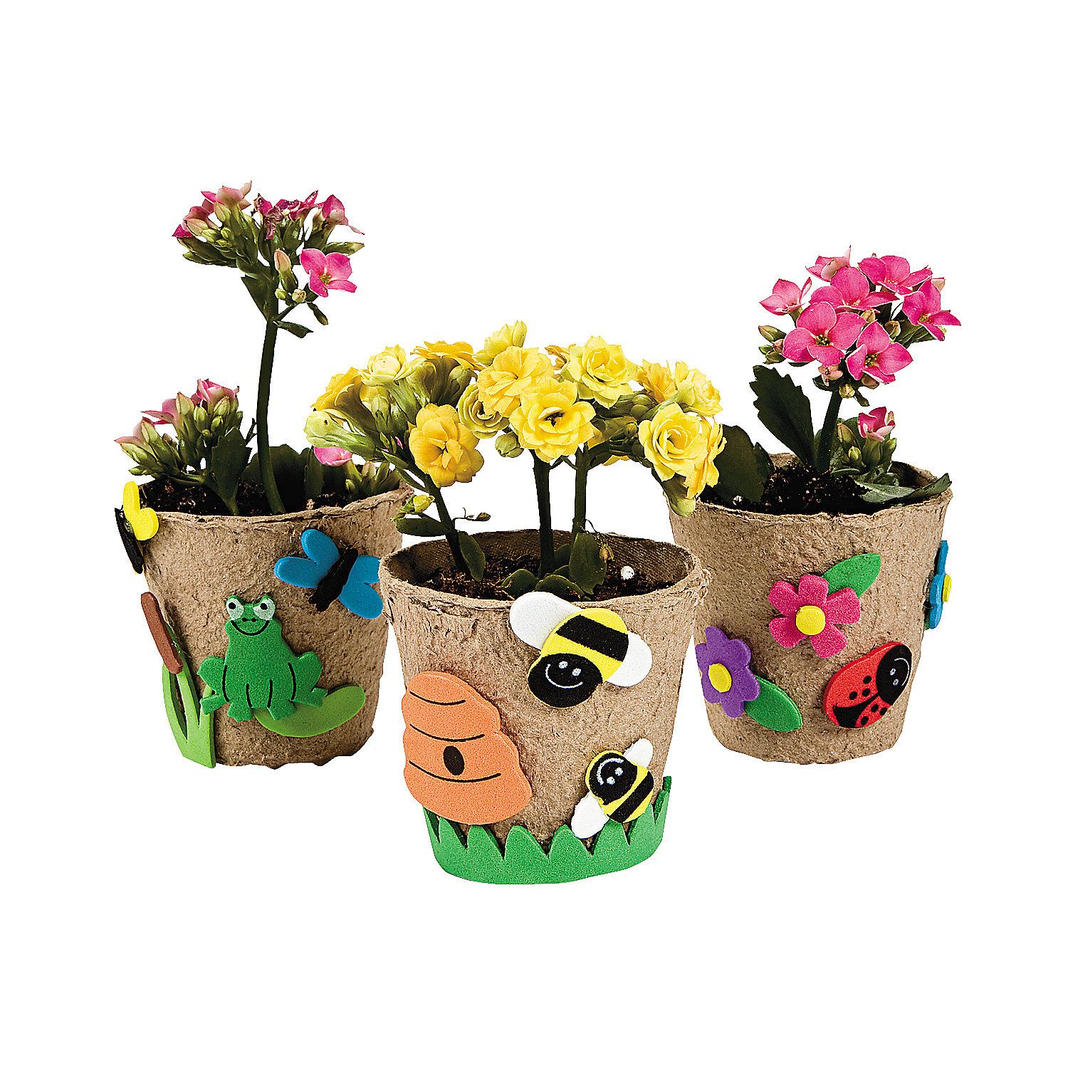 Embellished Flower Pot Craft Tutorial Paisley Petal Events Flower