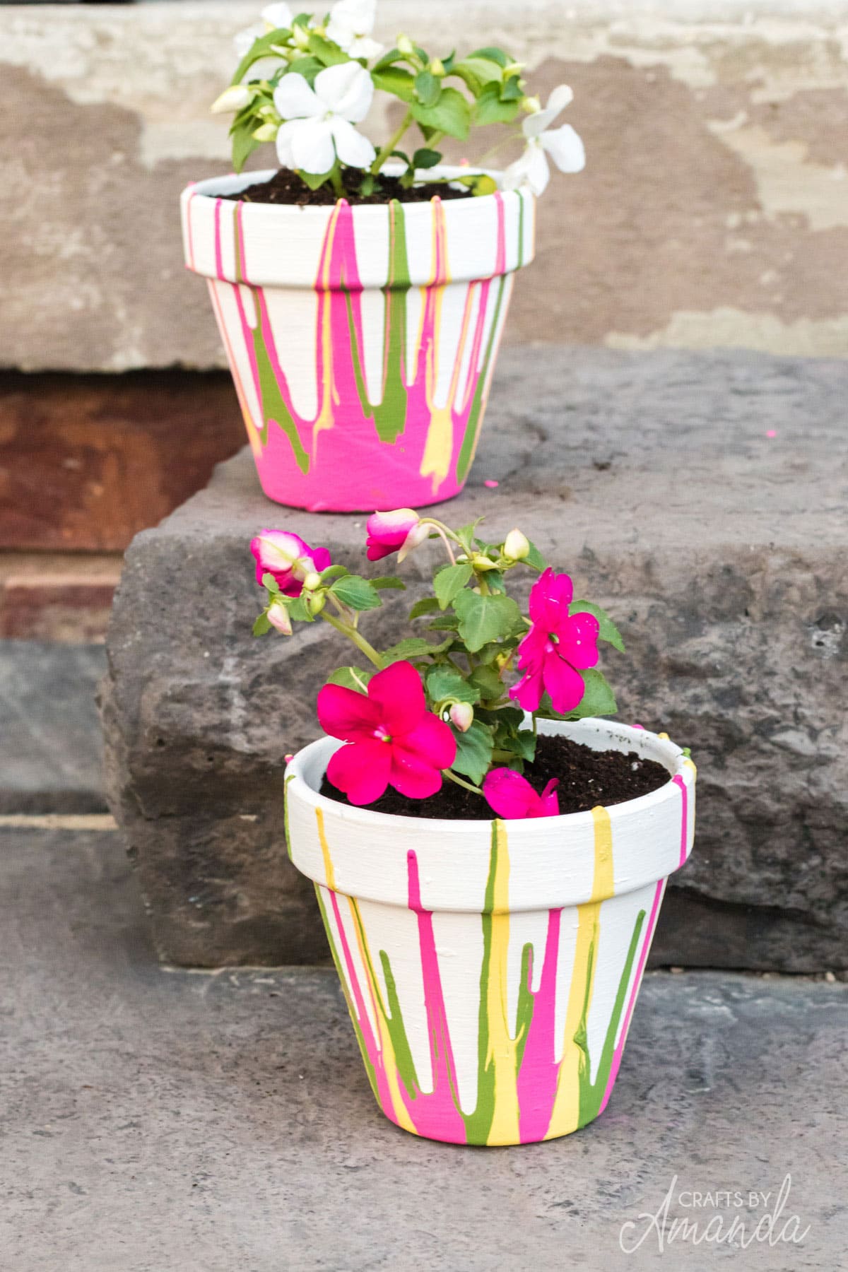 Painted Flower Pots
