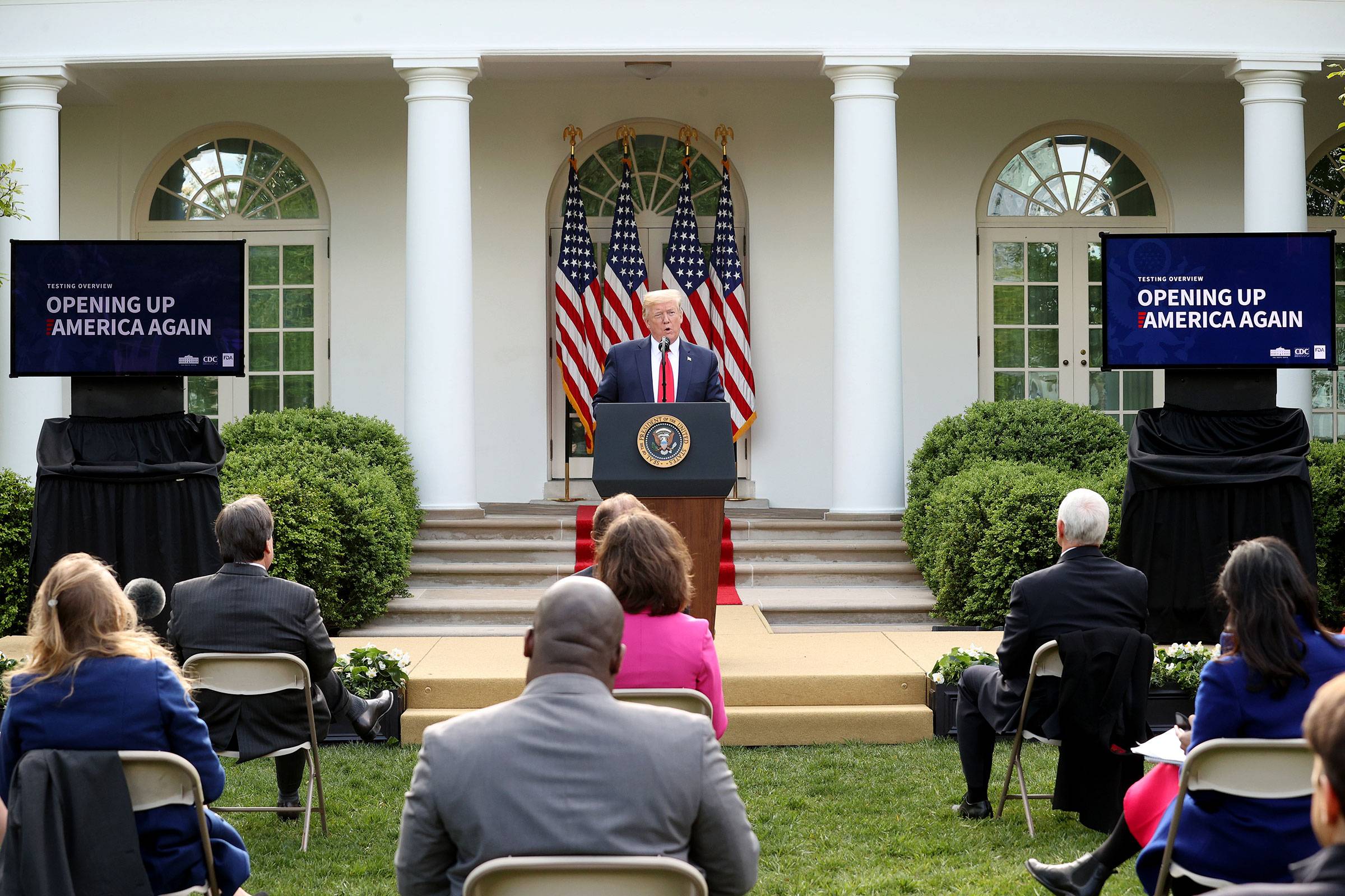 President Trump Rose Garden Address