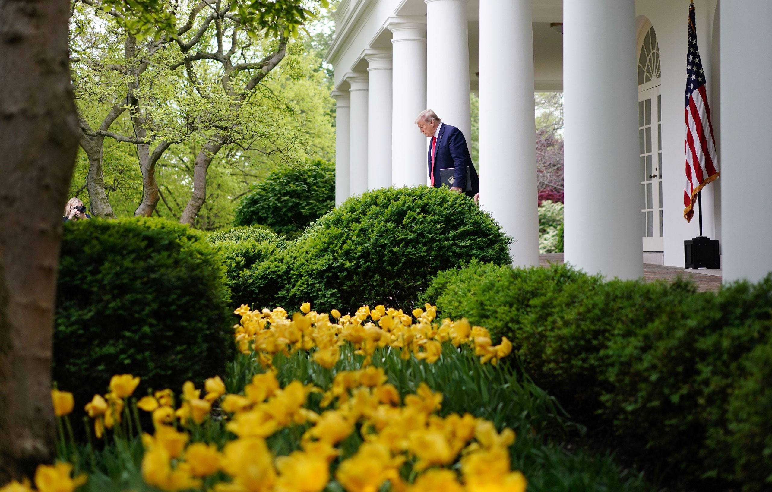 Melania Trumps Revamped Rose Garden