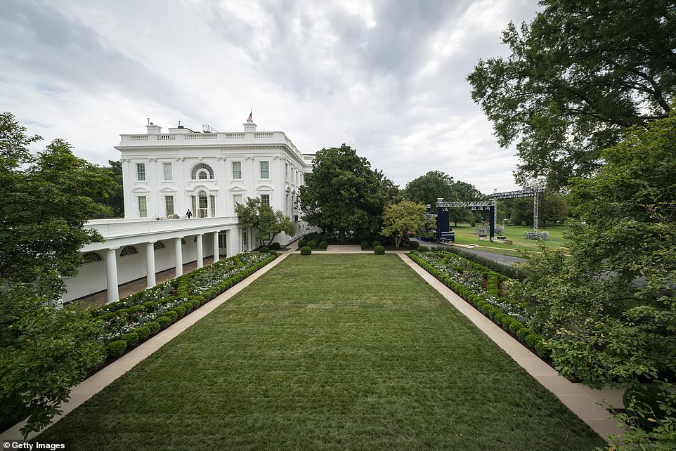 Trumps Rose Garden Appearnace