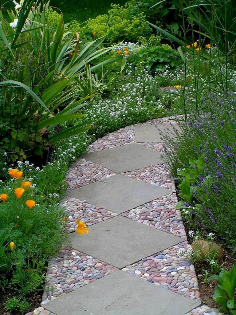 Beautiful Backyard Garden Path