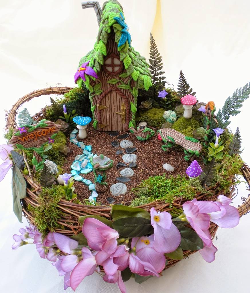 Beautiful Polymer Clay Fairy Garden Ideas Home Polymer Clay