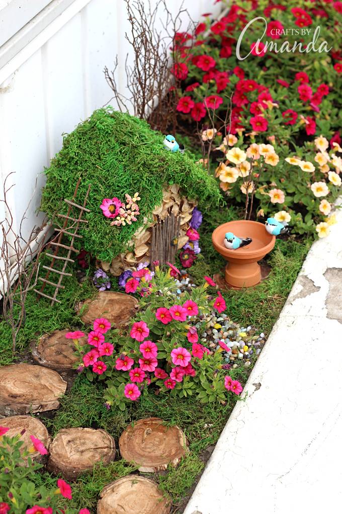 A Raised Bed Fairy Garden