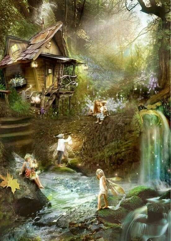 Enchanted Garden Painting