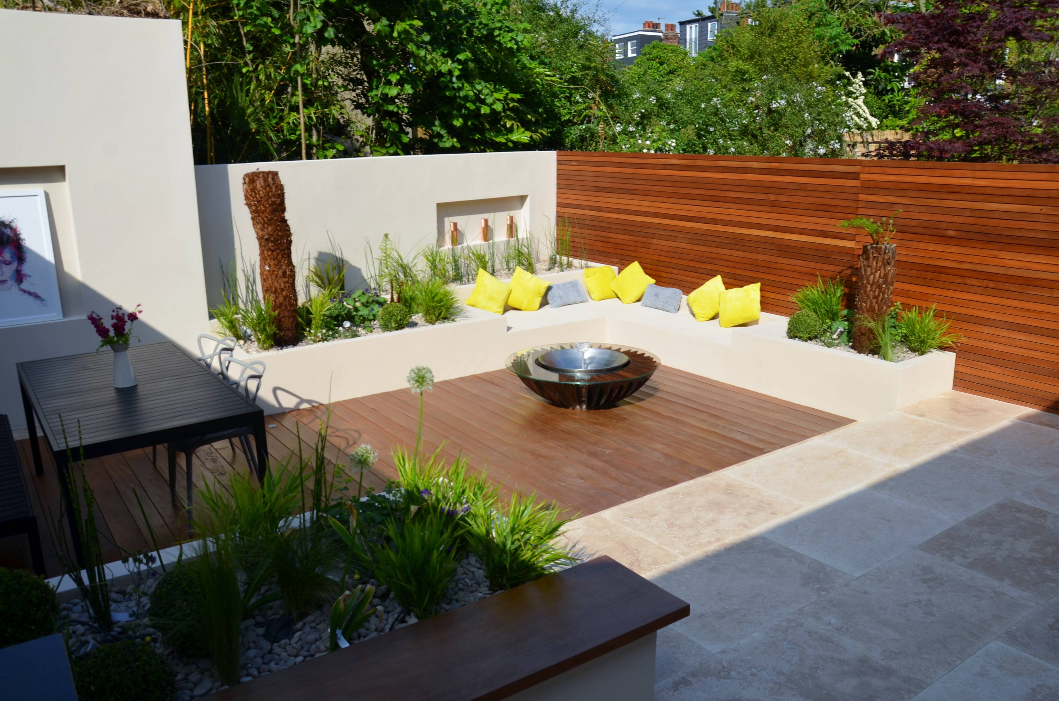 Your Garden Terrace Design Velvet Cushion