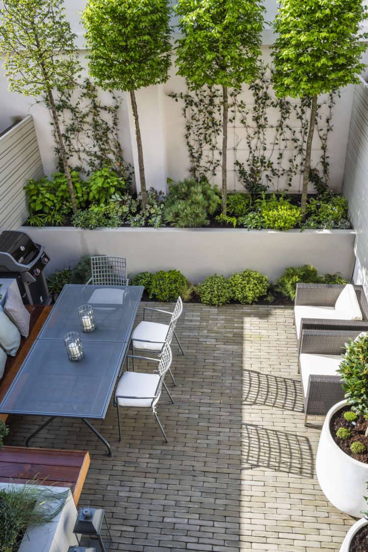 Evening Garden Garden Club London Courtyard Gardens Design