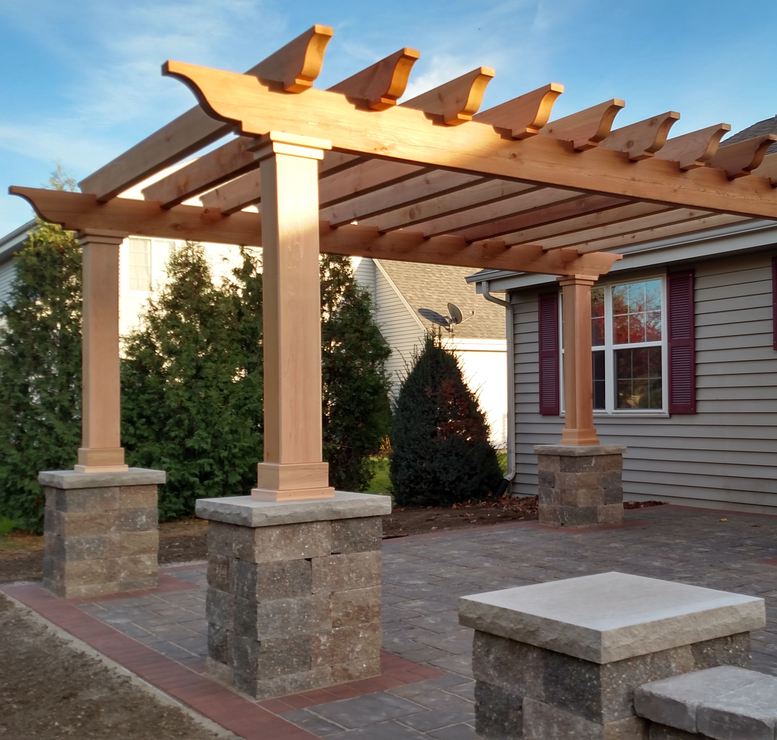 Covered Garden Pergola Contemporary