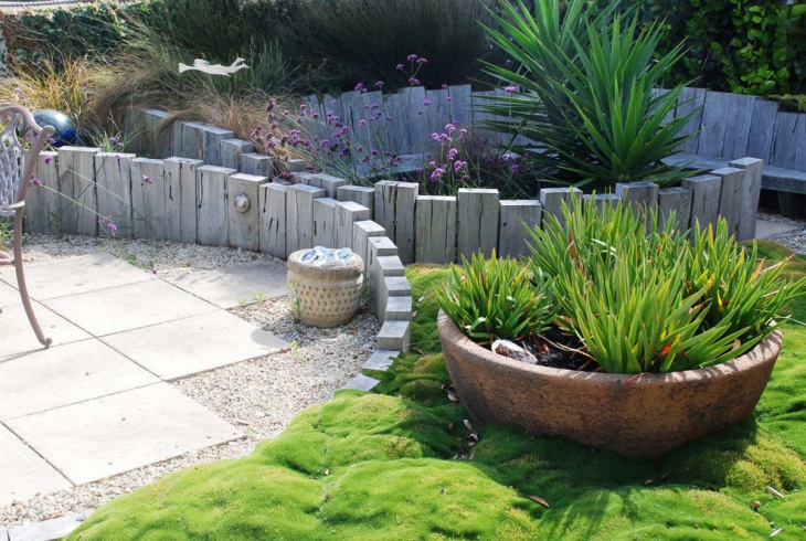 Patio Backyard Beach Themed Sand Ideas Landscape Landscaping