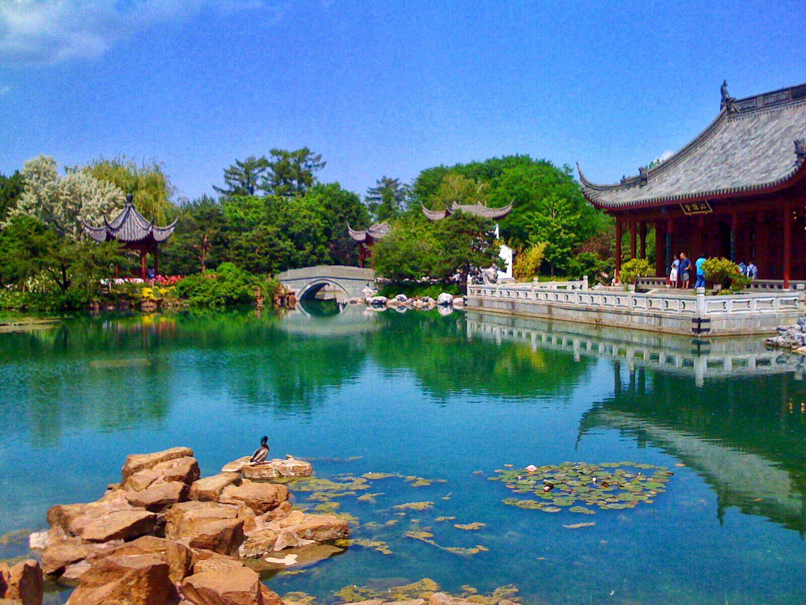 Montreal Botanical Chinese Garden Quebec Canada Photo Information