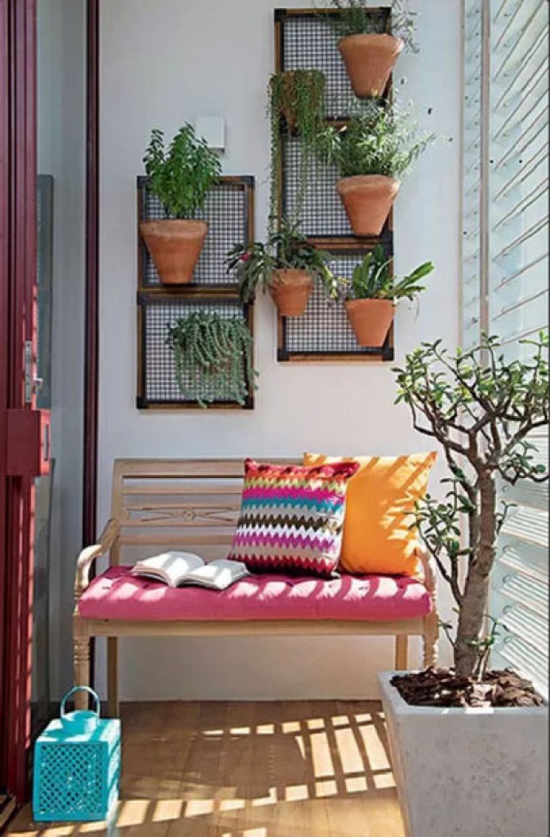 Pallet Balcony Garden Vertical Ideas Balcony Decoration