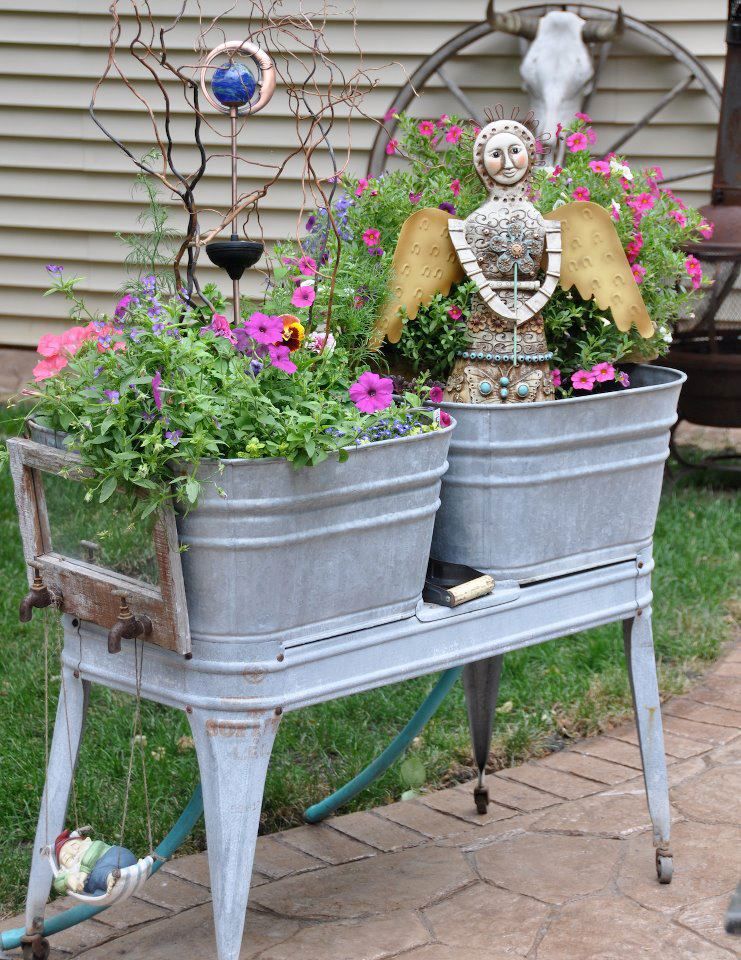 Garden Flower Stake Tutorial Mason Jar Garden