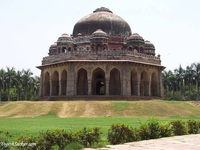 India Delhi Lodi Garden Muhammad Shah Sayyids Tomb