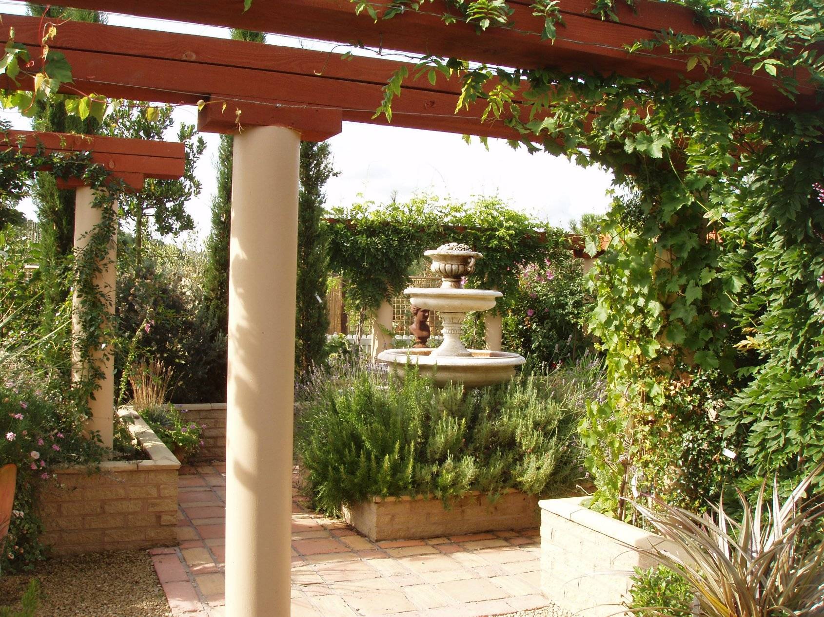 Italian Courtyard Outdoor Wall Art Piece